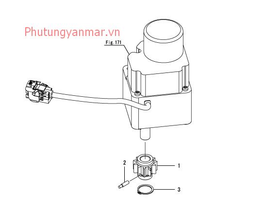 Điều khiển trống cuốn lúa - di chuyển - vòng tròn